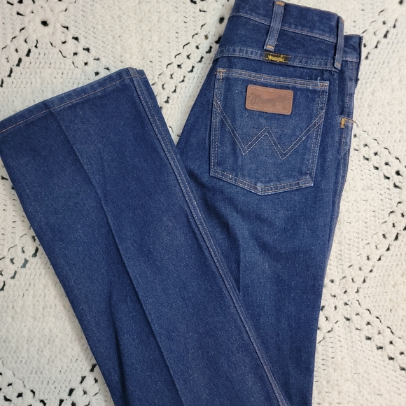 Wrangler Jeans Vintage Mens Size 28x34 Wrangler Western Jeans